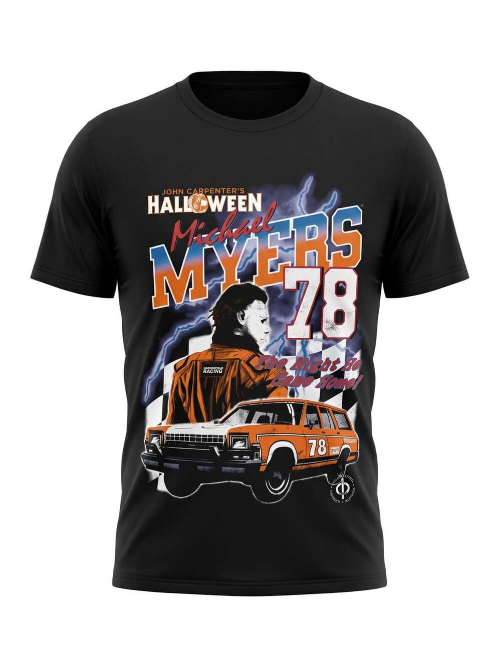 Halloween Michael Myers 78 Haddonfield Racing Graphic T-Shirt
